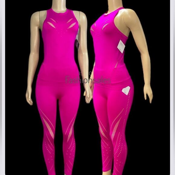 Victoria’s Secret sport Seamless set top M & Seamless High Rise tight Fuchsia S - Picture 5 of 12